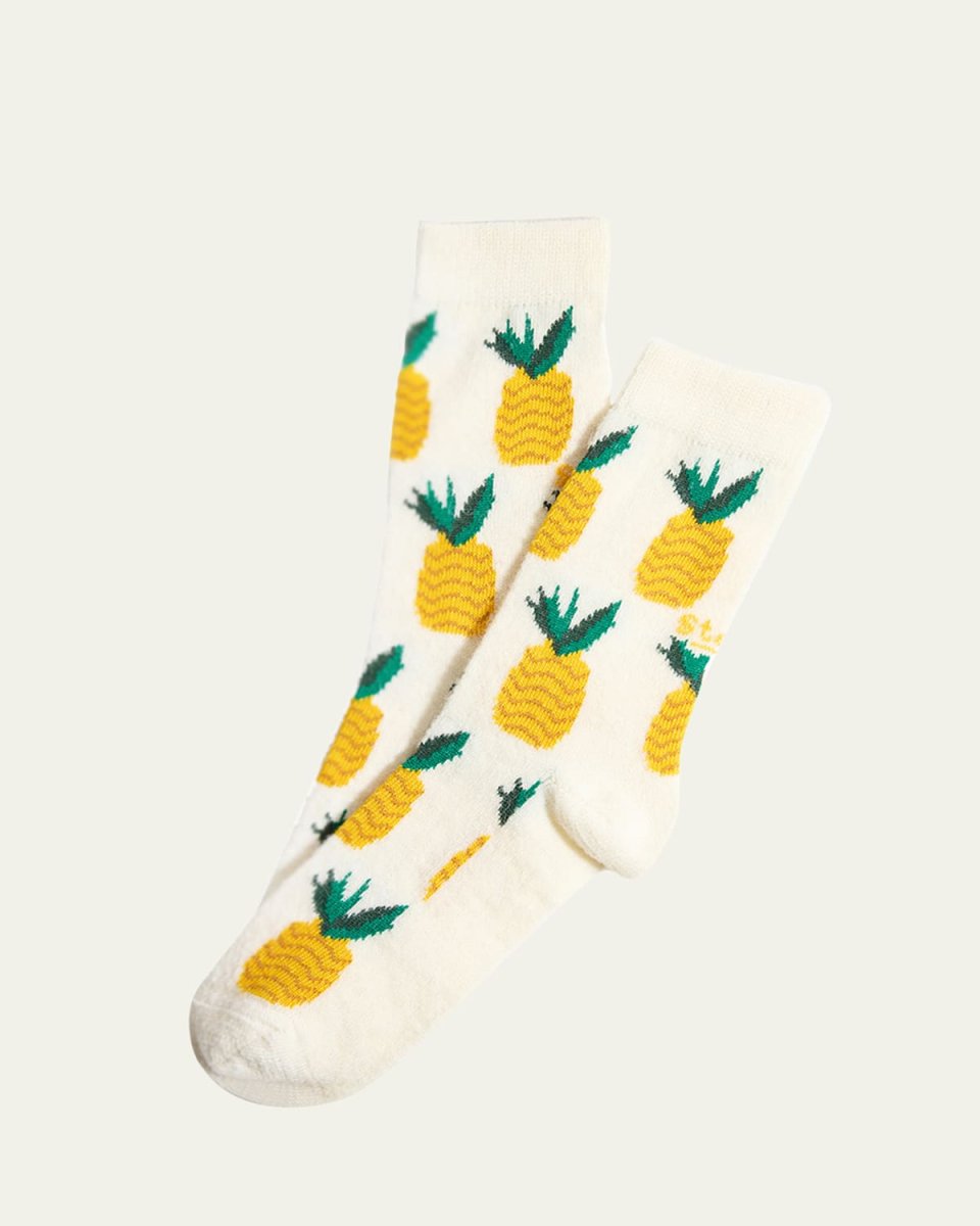 Super Fine Alpaca Wool Crew Socks